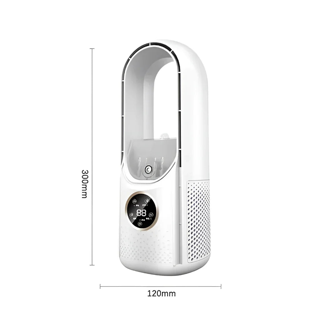Blade-Free Portable AC Unit with Quiet Operation & Compact Design for Home Comfort