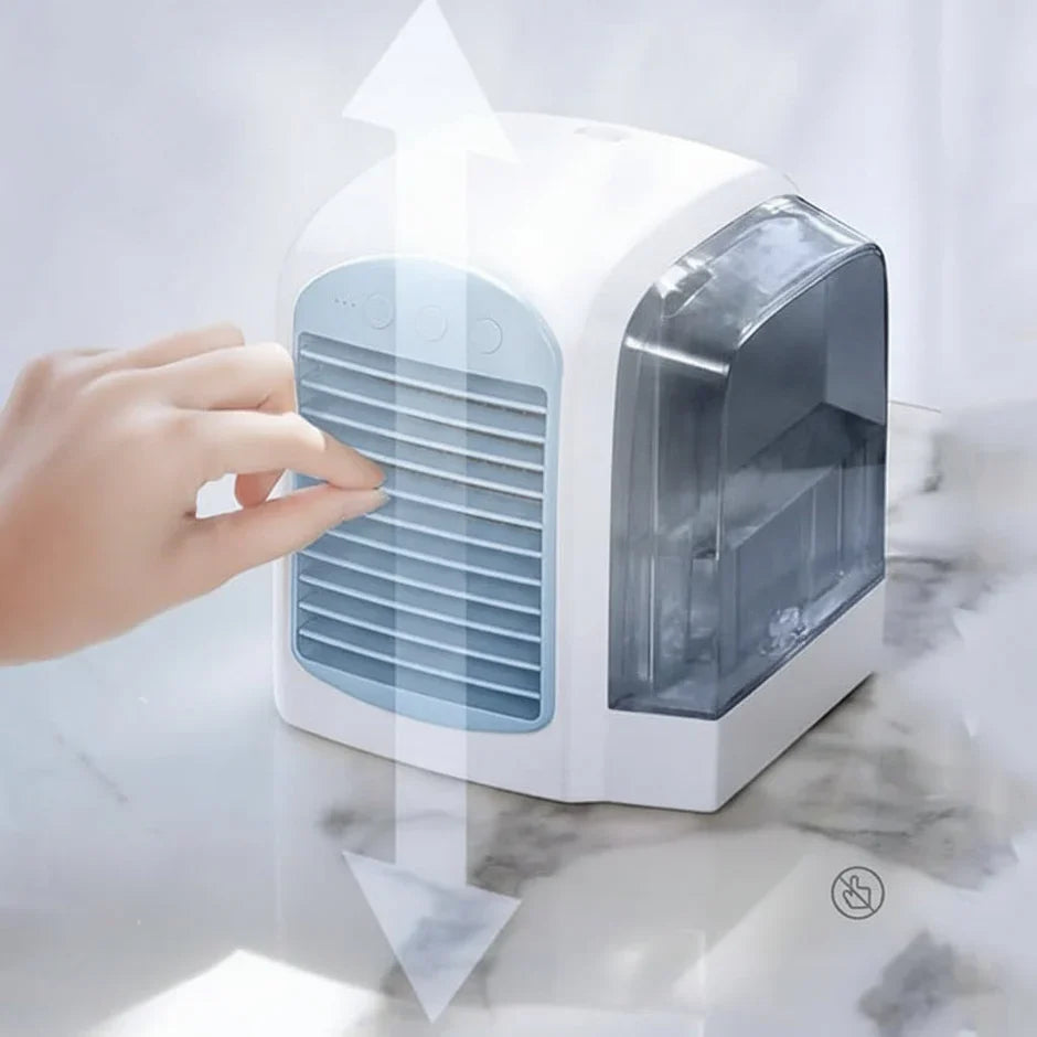 Compact Portable Air Cooler | Evaporative Cooling Fan with Digital Display | Personal Comfort for Small Spaces