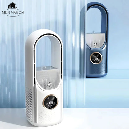 AirCooler | Blade-less USB Fan with Timer &amp; Humidification | Quiet Design for Comfortable Cooling