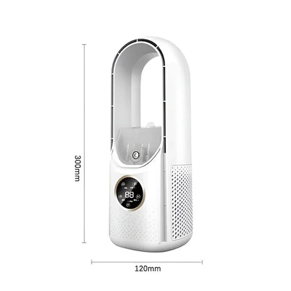 Blade-Free Portable AC Unit with Quiet Operation &amp; Compact Design for Home Comfort
