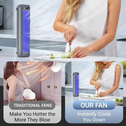 Vepine ChillMate | Portable AC Unit with 3 Adjustable Speeds | Compact Mini Air Conditioner for Work and Travel