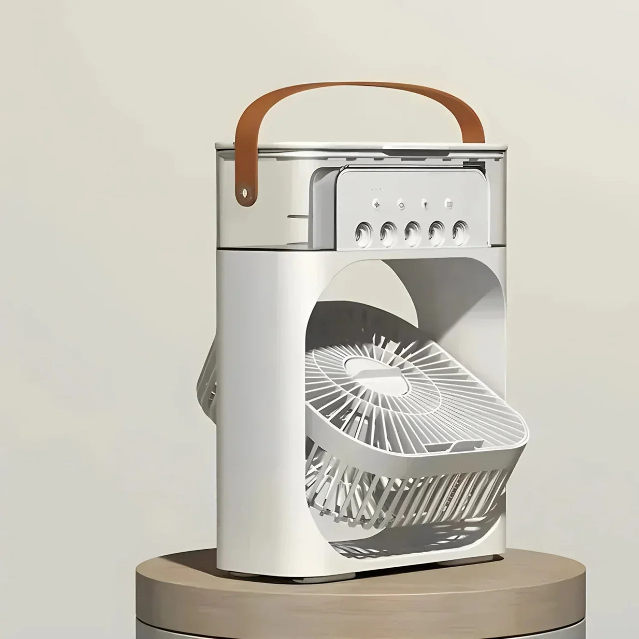 Compact Air Cooler | 3-in-1 Portable Air Conditioner with LED Light | Efficient Humidifier for Everyday Use