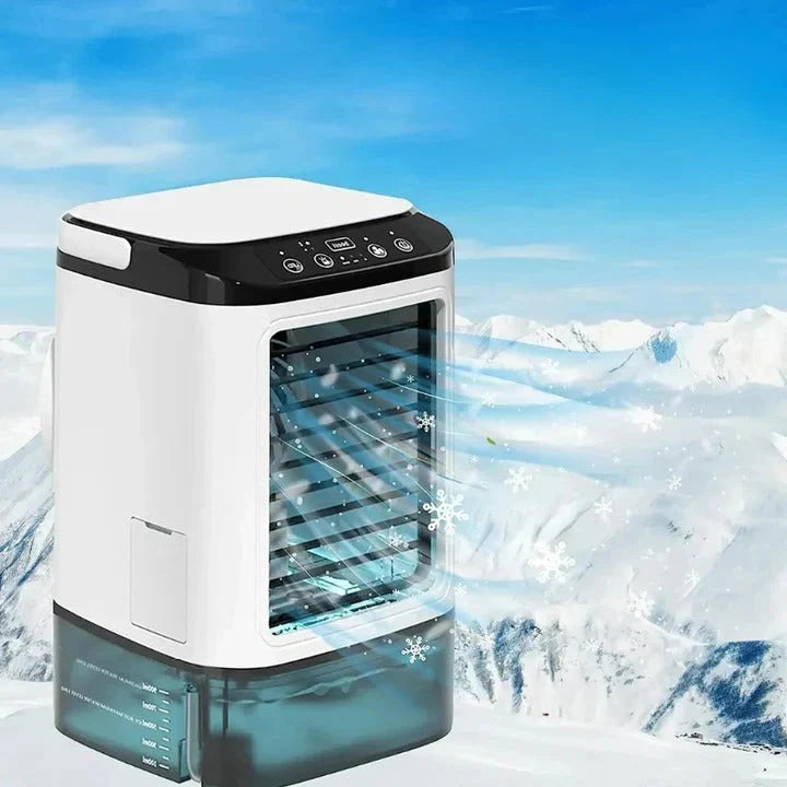 Compact Portable Air Conditioner with 3 Adjustable Fan Speeds | Efficient Cooling for Small Spaces