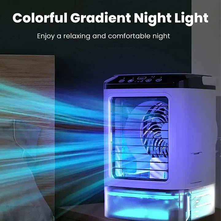 Compact Portable Air Conditioner with 3 Adjustable Fan Speeds | Efficient Cooling for Small Spaces