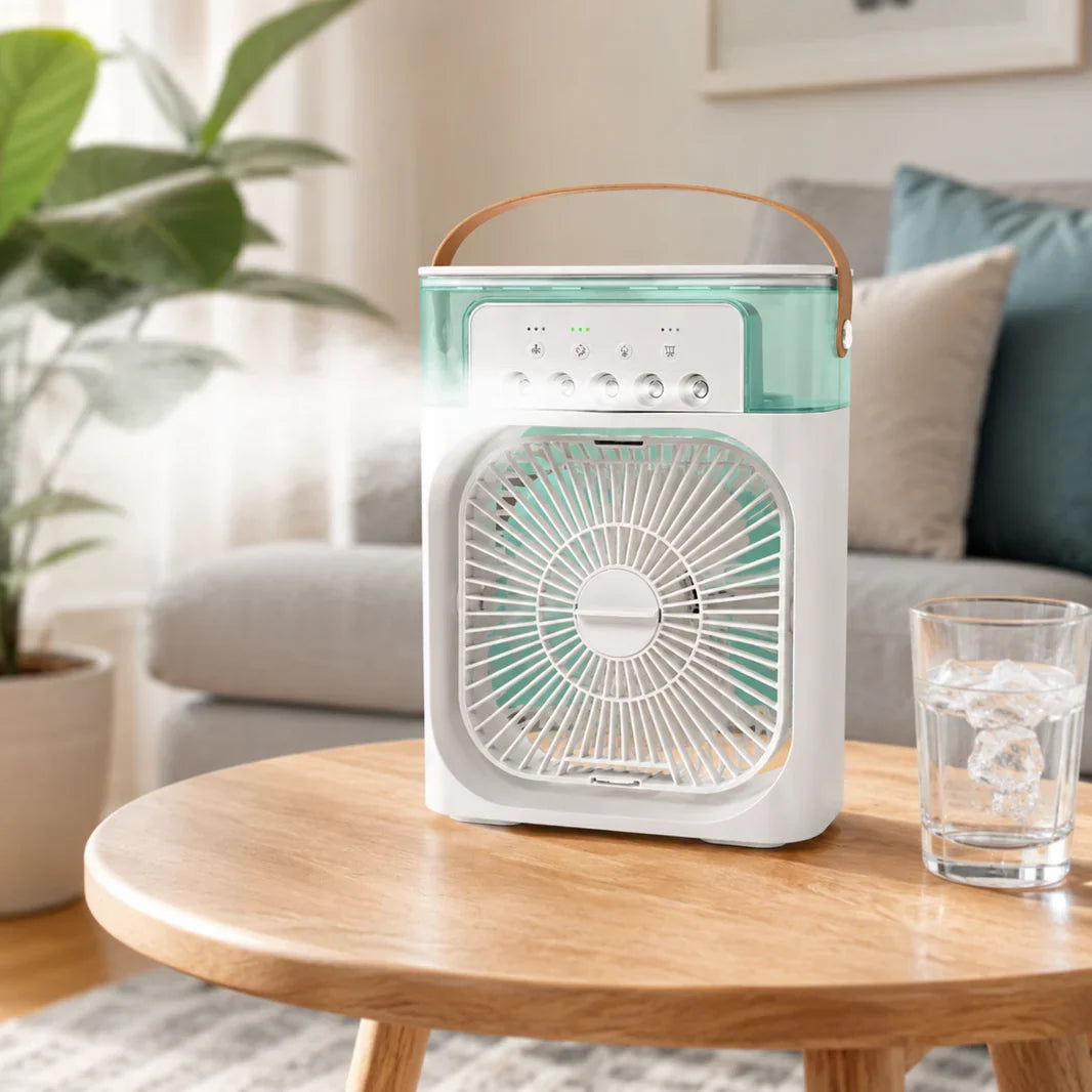 Compact Portable Air Conditioner with Remote Control | Evaporative Cooling for Personal Comfort