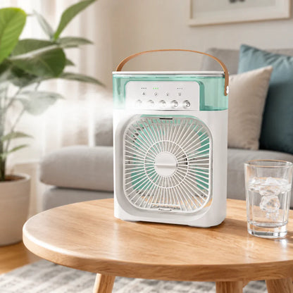 Compact Portable Air Conditioner with Remote Control | Evaporative Cooling for Personal Comfort