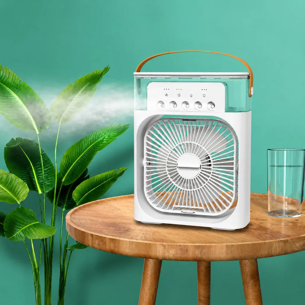 Compact Portable Air Conditioner with Remote Control | Evaporative Cooling for Personal Comfort