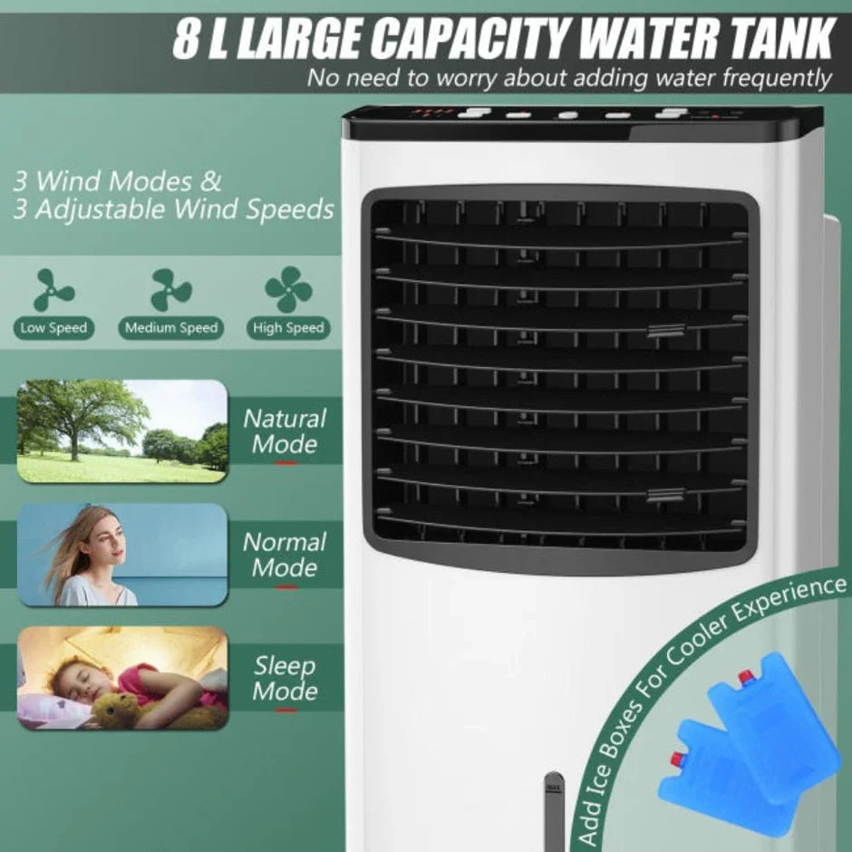 Compact Room Cooler | Portable Air Conditioner with Fast Cooling | Low Noise Design for Comfortable Living