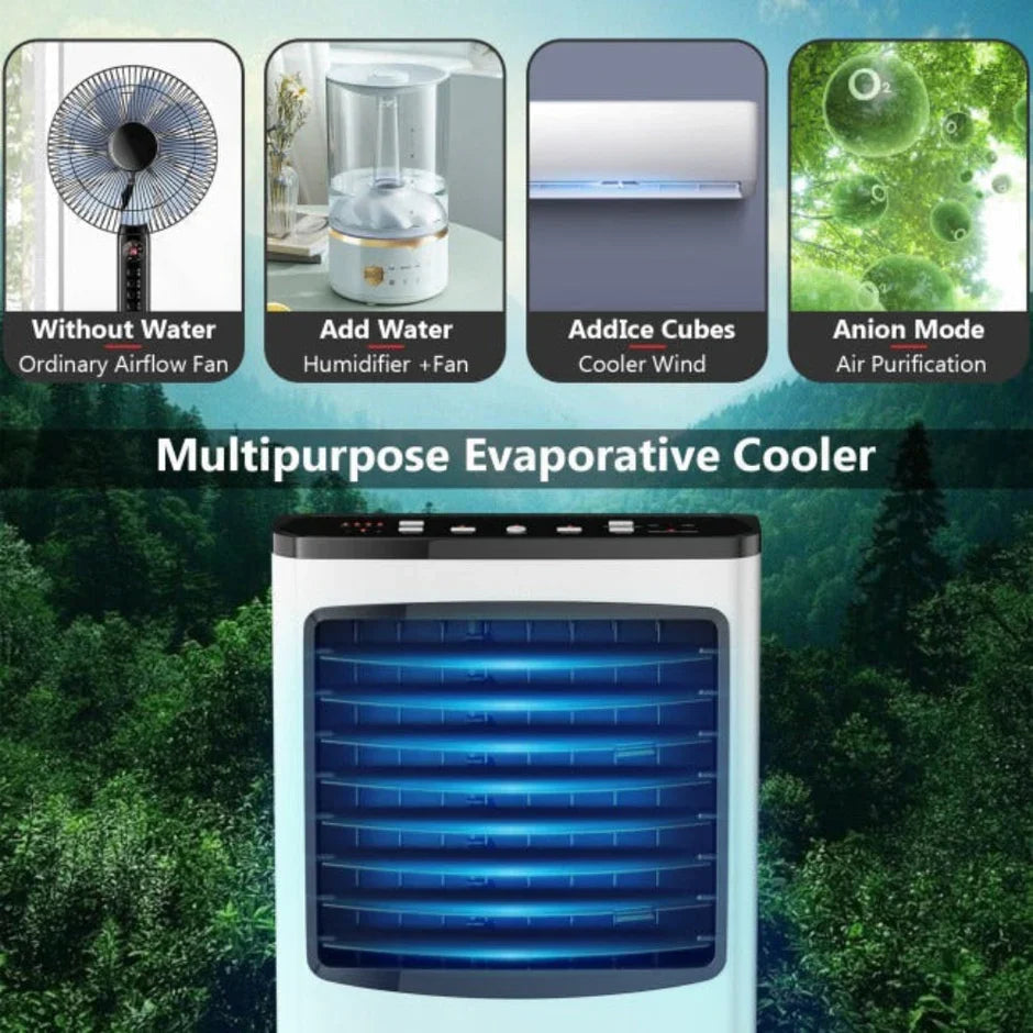 Compact Room Cooler | Portable Air Conditioner with Fast Cooling | Low Noise Design for Comfortable Living