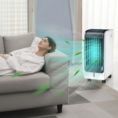 Cooling Breeze | Portable Air Conditioner with 3 Speed Settings &amp; Timer | Efficient Evaporative Cooler for Comfort