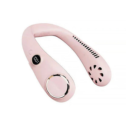 Cooling Breeze | Portable Neck Fan with Rechargeable Battery | Lightweight Design for Instant Relief