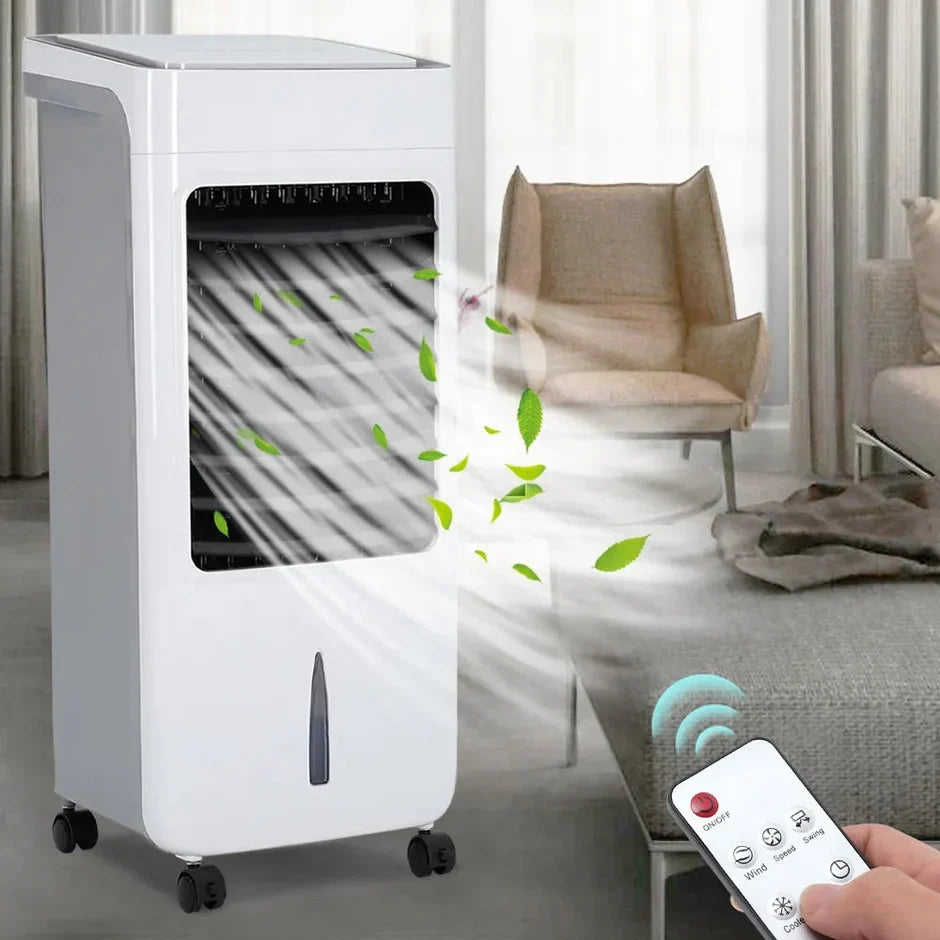 Home Comfort | Windowless Air Cooler with Remote Control &amp; 3-in-1 Functionality | Efficient Cooling for Large Spaces
