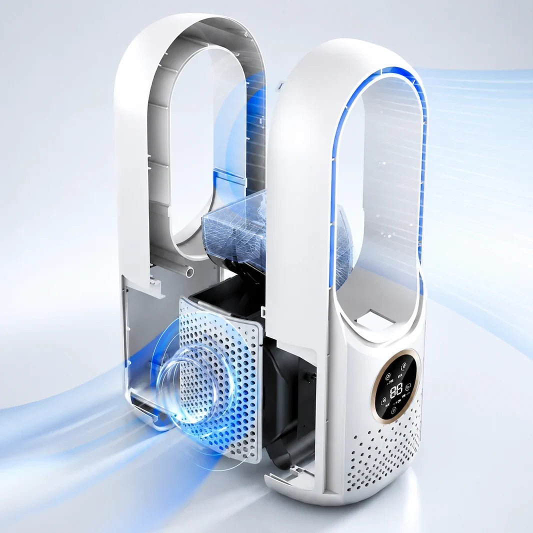 Portable AC Unit | Mini Air Conditioner with Bladeless Design | Energy Efficient for Small Spaces