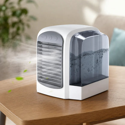 Portable Evaporative Cooler Fan with Oscillation &amp; Quiet Operation for Personal Comfort