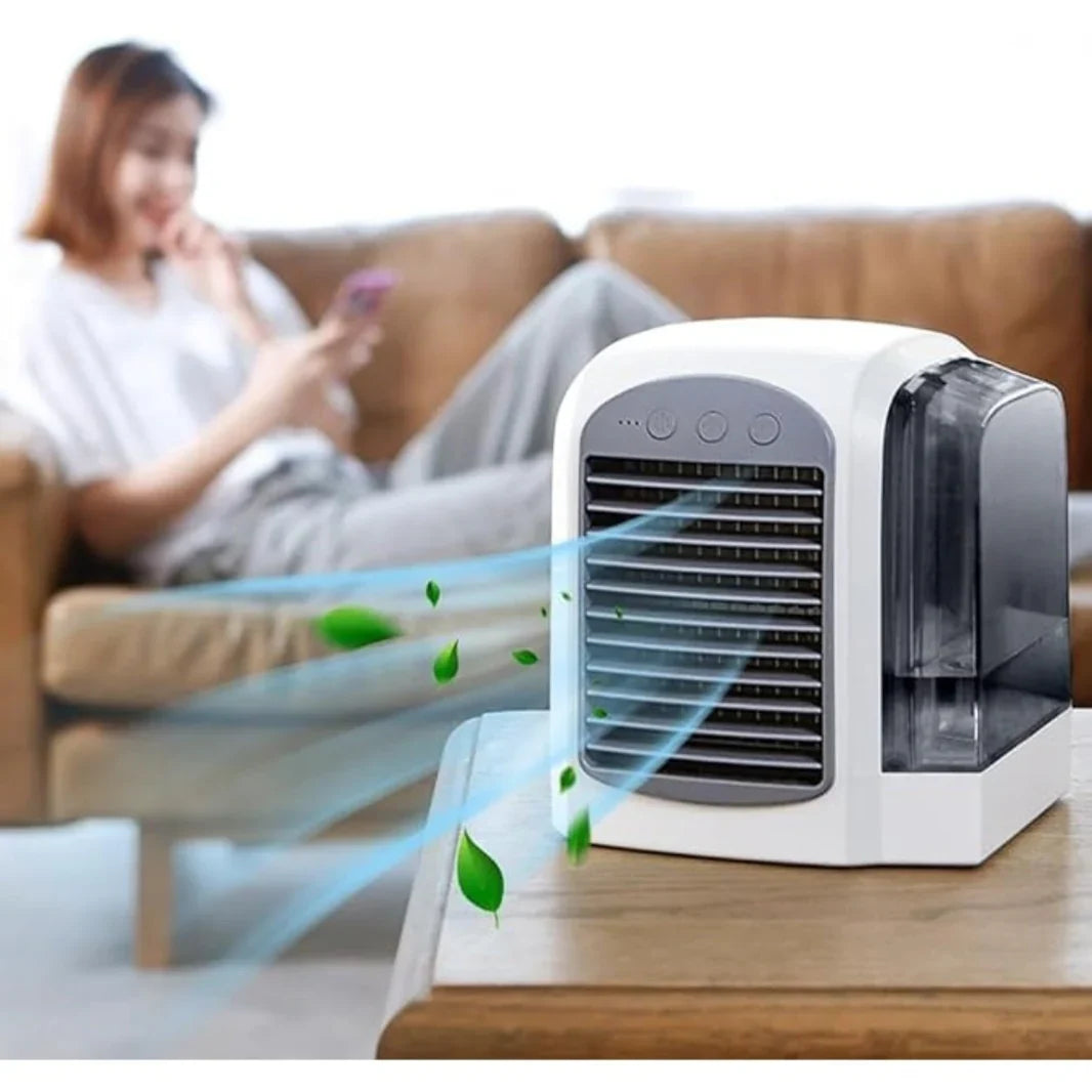 Portable Evaporative Cooler Fan with Oscillation &amp; Quiet Operation for Personal Comfort