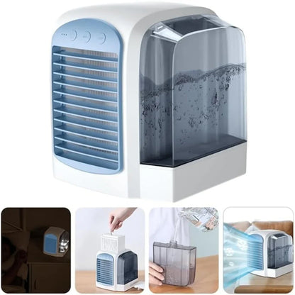 Portable Evaporative Cooler Fan with Oscillation &amp; Quiet Operation for Personal Comfort