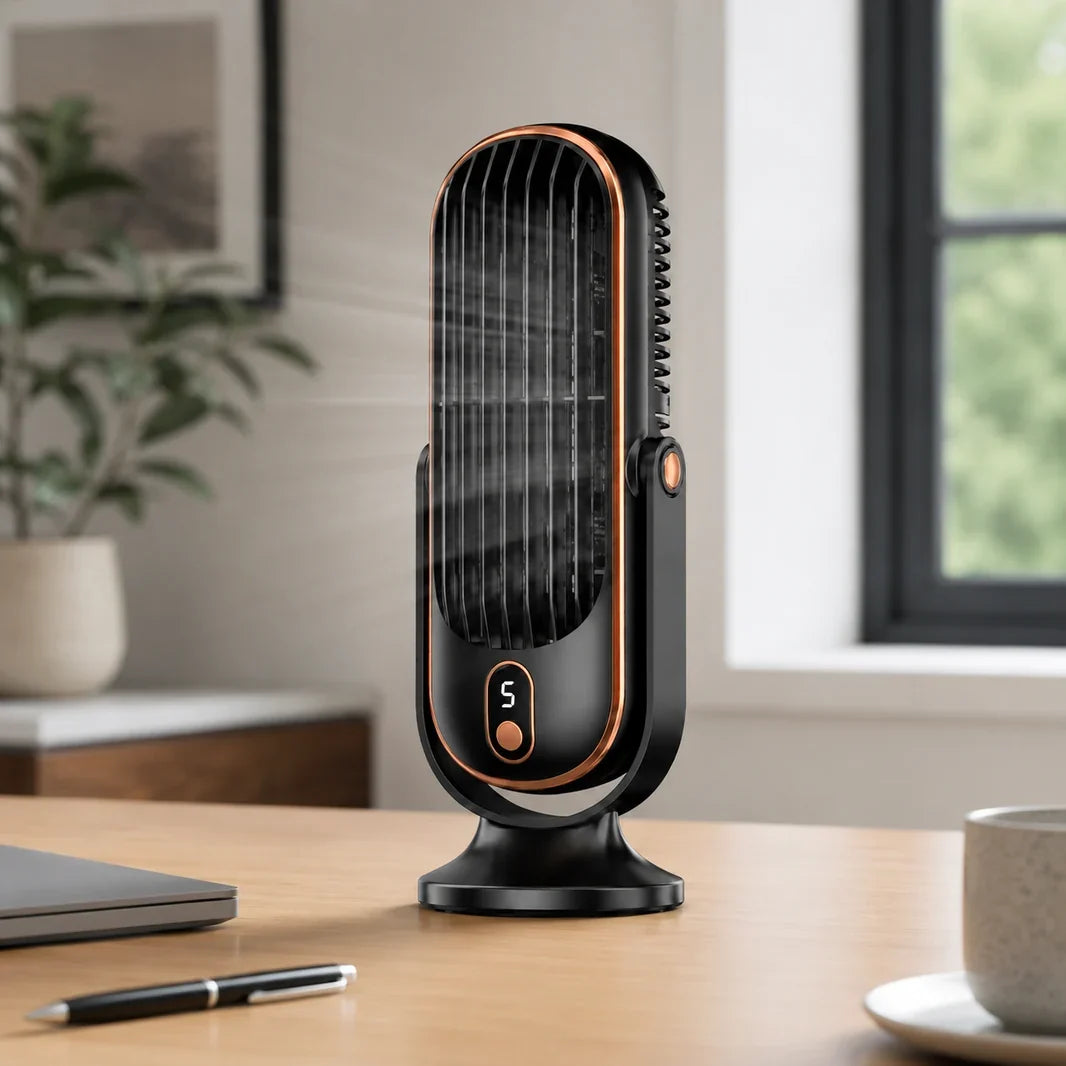 Portable Fan Series | Battery Operated Handheld Fan with USB Rechargeable Feature | Personal Cooling for Home and Travel