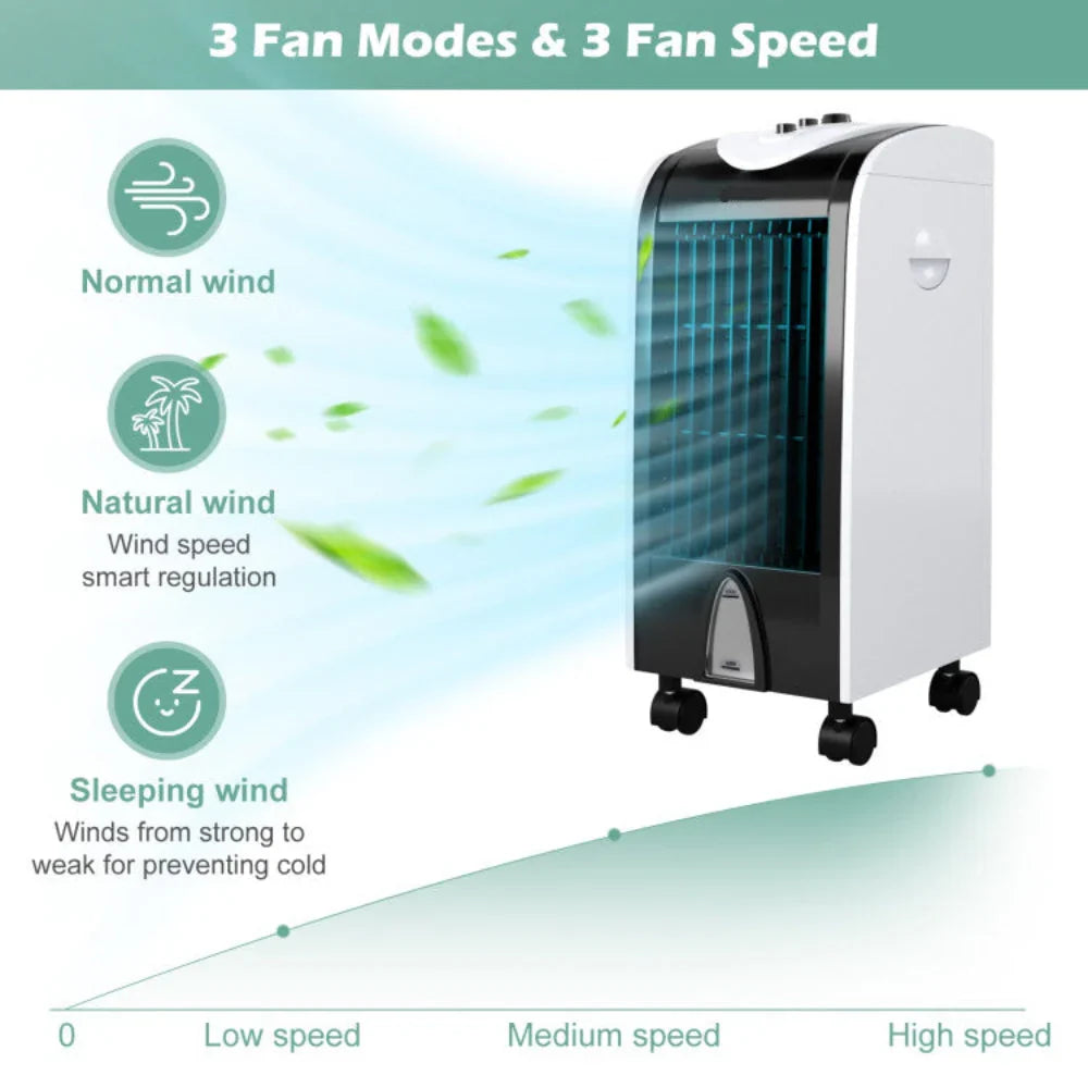 Smart Home | Portable Air Cooler with 4-in-1 Functionality | Efficient Cooling for Comfort