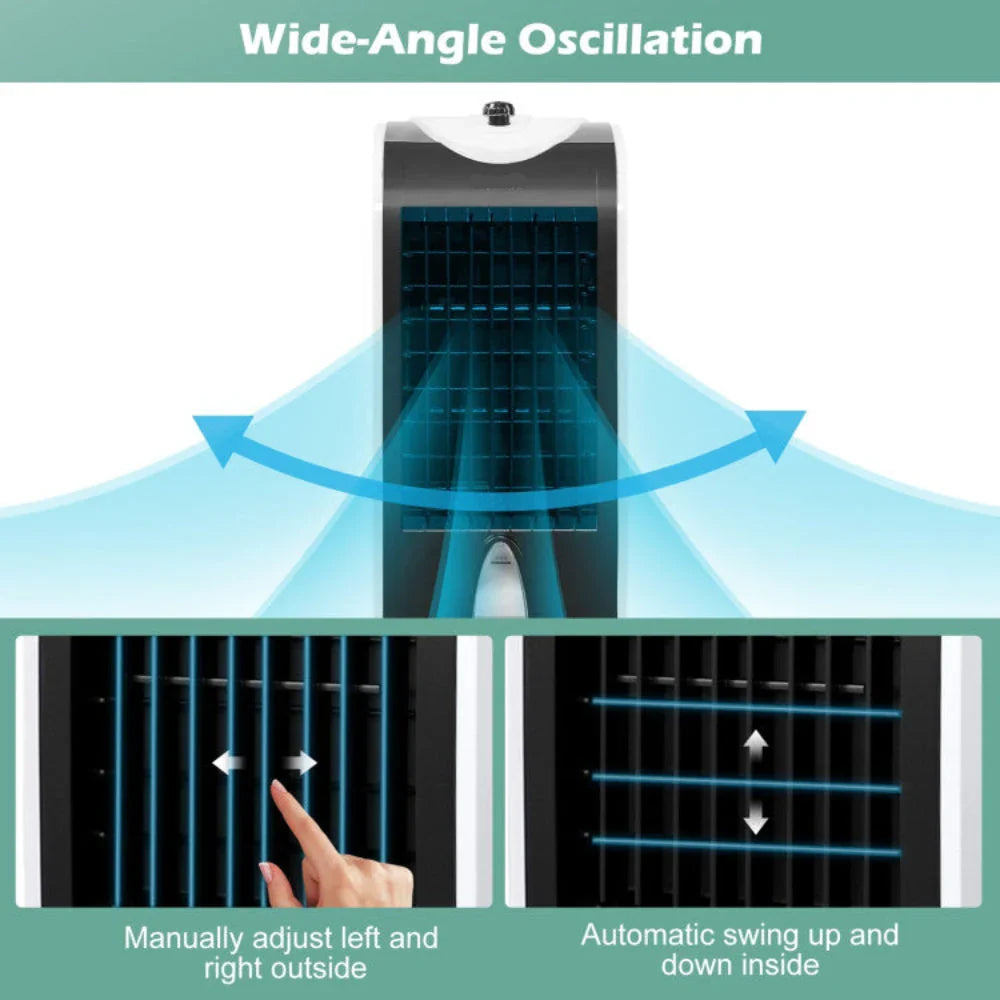 Smart Home | Portable Air Cooler with 4-in-1 Functionality | Efficient Cooling for Comfort